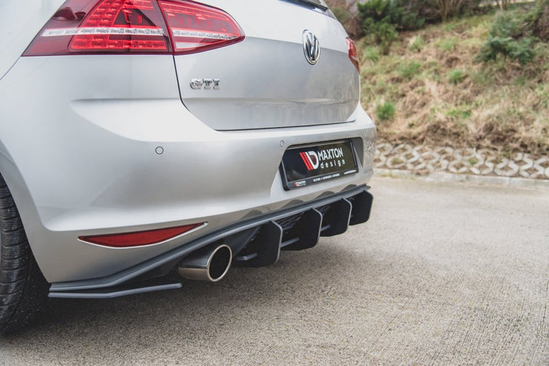 Maxton Design - STREET PRO REAR SIDE SPLITTERS V.2 VW GOLF MK7 GTI