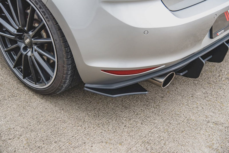 Maxton Design - STREET PRO REAR SIDE SPLITTERS V.2 VW GOLF MK7 GTI