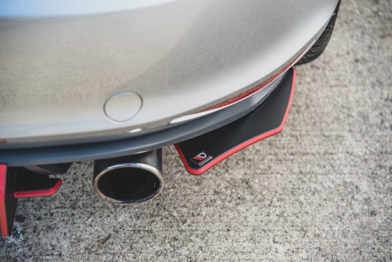 Maxton Design - STREET PRO REAR SIDE SPLITTERS V.2 VW GOLF MK7 GTI