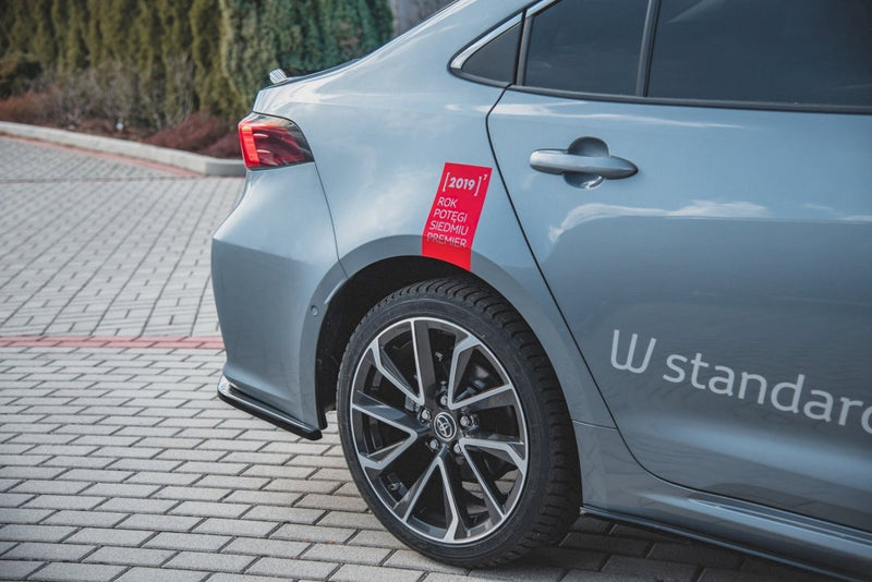 Maxton Design - REAR SIDE SPLITTERS TOYOTA COROLLA MK12 SEDAN (2019-2023)
