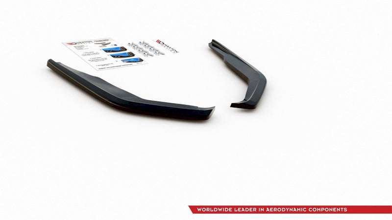 Maxton Design - REAR SIDE SPLITTERS TOYOTA COROLLA MK12 SEDAN (2019-2023)