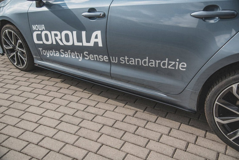 Maxton Design - SIDE SKIRTS DIFFUSERS TOYOTA COROLLA MK12 SEDAN (2019-2023)
