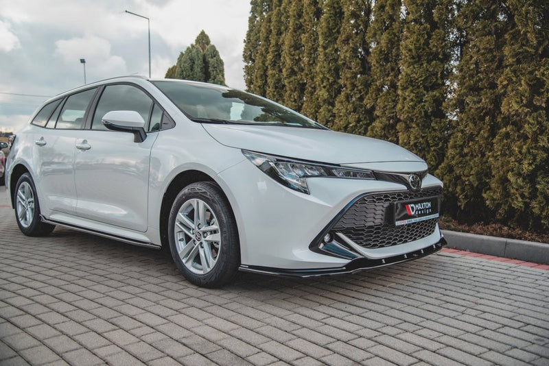 Maxton Design - FRONT SPLITTER V1 TOYOTA COROLLA MK12 TOURING SPORTS/ HATCHBACK (2019-2023)