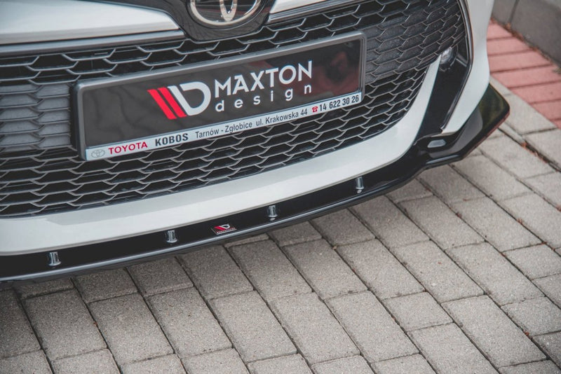 Maxton Design - FRONT SPLITTER V1 TOYOTA COROLLA MK12 TOURING SPORTS/ HATCHBACK (2019-2023)