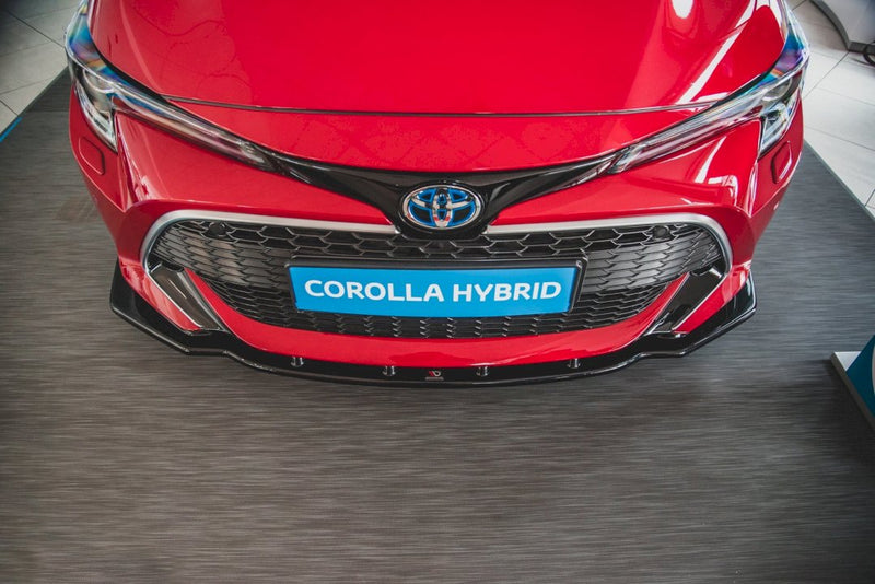 Maxton Design - FRONT SPLITTER V1 TOYOTA COROLLA MK12 TOURING SPORTS/ HATCHBACK (2019-2023)