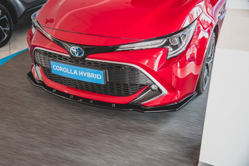 Maxton Design - FRONT SPLITTER V1 TOYOTA COROLLA MK12 TOURING SPORTS/ HATCHBACK (2019-2023)