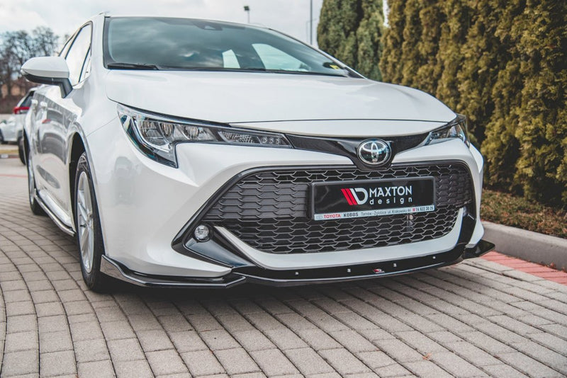 Maxton Design - FRONT SPLITTER V2 TOYOTA COROLLA MK12 TOURING SPORTS/ HATCHBACK (2019-2023)