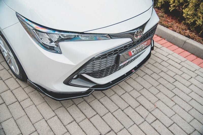Maxton Design - FRONT SPLITTER V2 TOYOTA COROLLA MK12 TOURING SPORTS/ HATCHBACK (2019-2023)