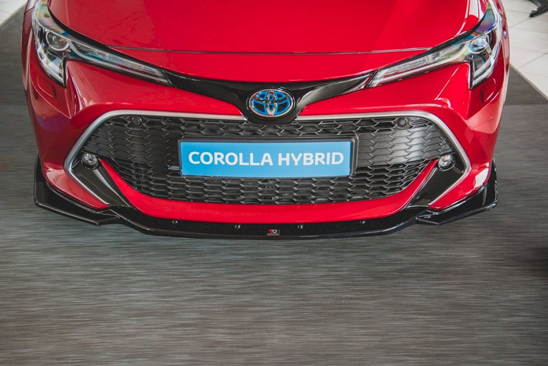 Maxton Design - FRONT SPLITTER V2 TOYOTA COROLLA MK12 TOURING SPORTS/ HATCHBACK (2019-2023)