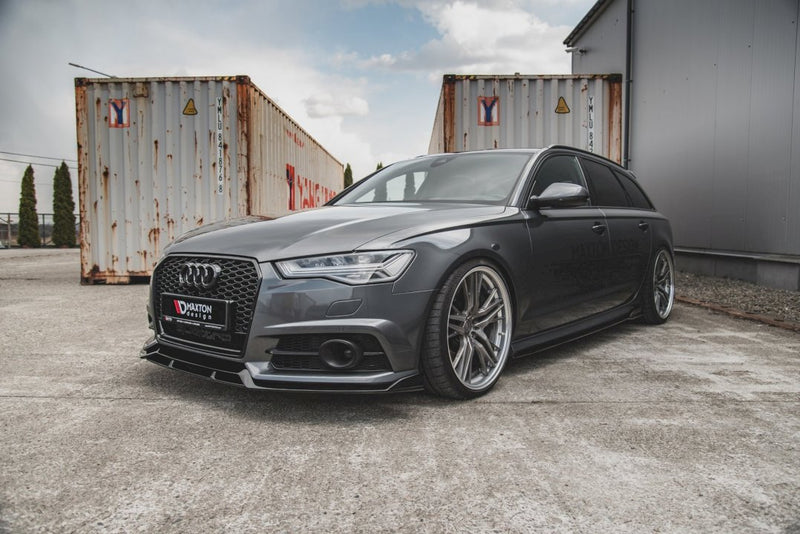 Maxton Design - Front Splitter Audi A6 / A6 C7 S-Line / S6 C7 Facelift