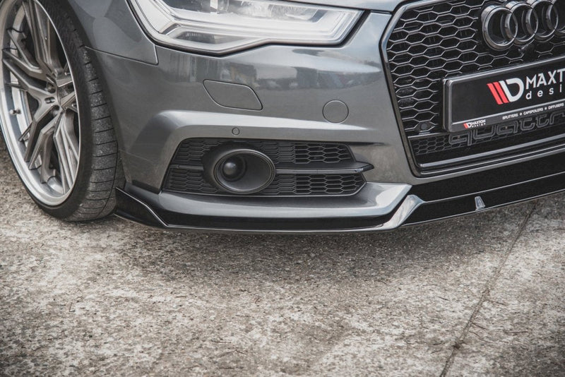 Maxton Design - Front Splitter Audi A6 / A6 C7 S-Line / S6 C7 Facelift