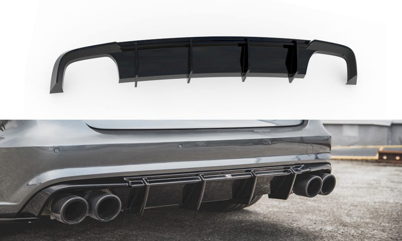 Maxton Design - Rear Valance V.1 Audi A6 / A6 C7 S-Line / S6 C7 Facelift