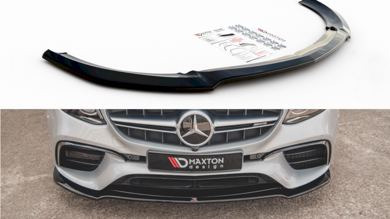 Maxton Design - FRONT SPLITTER V.1 MERCEDES BENZ E63 AMG ESTATE/ SALOON S213/W213