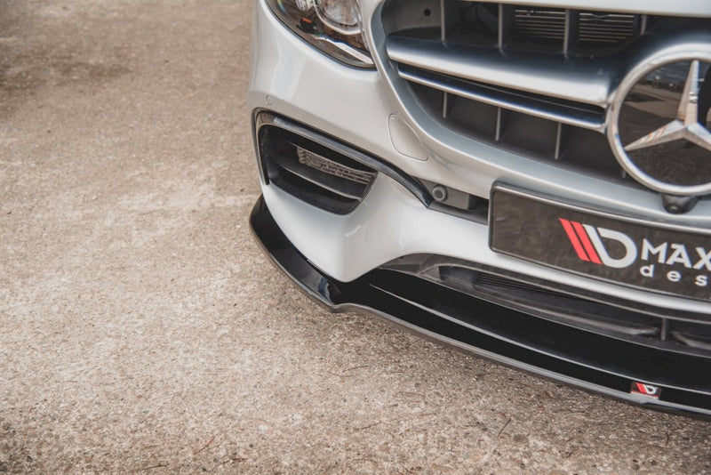 Maxton Design - FRONT SPLITTER V.1 MERCEDES BENZ E63 AMG ESTATE/ SALOON S213/W213