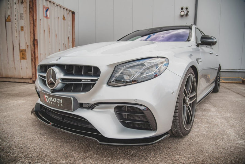 Maxton Design - FRONT SPLITTER V.1 MERCEDES BENZ E63 AMG ESTATE/ SALOON S213/W213