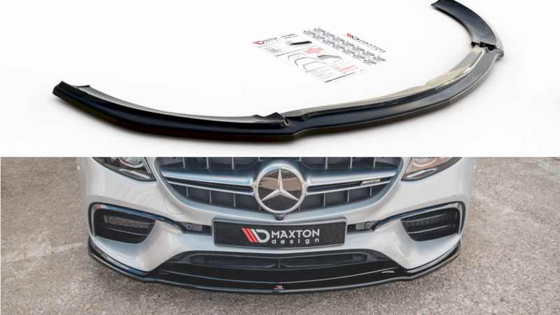Maxton Design - FRONT SPLITTER V.2 MERCEDES BENZ E63 AMG ESTATE/ SALOON S213/W213