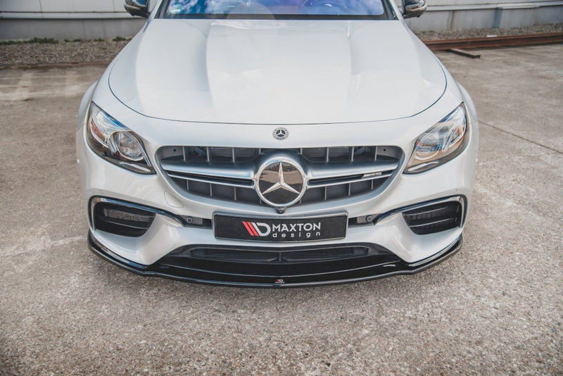 Maxton Design - FRONT SPLITTER V.2 MERCEDES BENZ E63 AMG ESTATE/ SALOON S213/W213