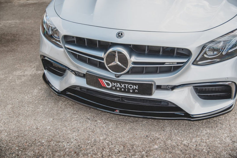 Maxton Design - FRONT SPLITTER V.2 MERCEDES BENZ E63 AMG ESTATE/ SALOON S213/W213