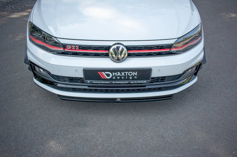 Maxton Design - Front Splitter V.4 Volkswagen Polo GTI / R-Line Mk6 (2017-2021)