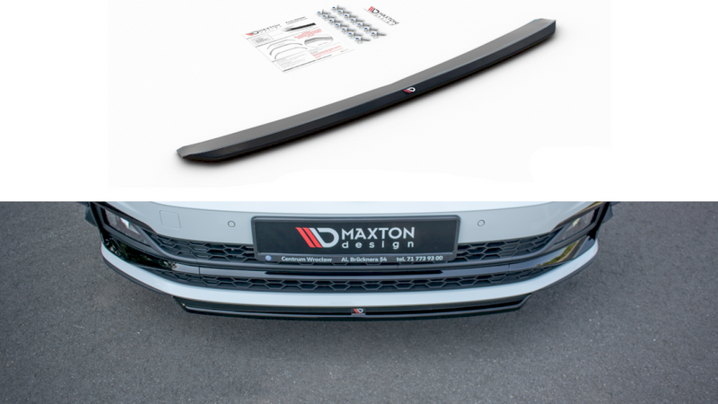 Maxton Design - Front Splitter V.4 Volkswagen Polo GTI / R-Line Mk6 (2017-2021)