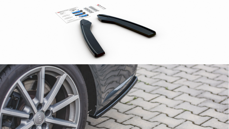 Maxton Design - REAR SIDE DIFFUSERS AUDI S6/ A6 S-LINE C7 FL (2014-2017)