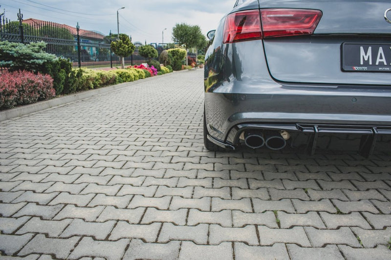 Maxton Design - REAR SIDE DIFFUSERS AUDI S6/ A6 S-LINE C7 FL (2014-2017)