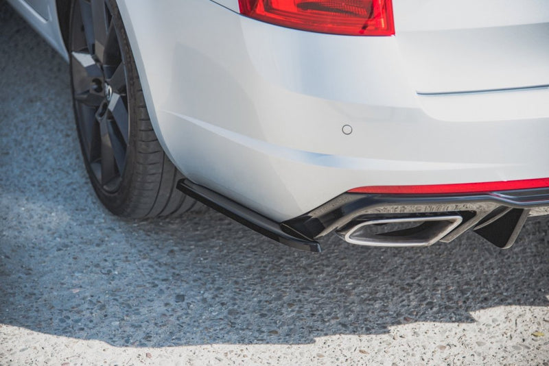 Maxton Design - REAR SIDE DIFFUSERS V.2 SKODA OCTAVIA VRS MK3/MK3.5 HATCHBACK/ ESTATE