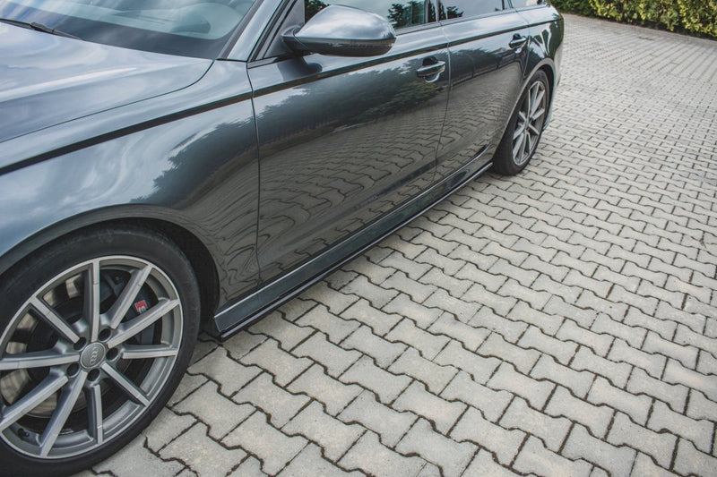 Maxton Design - SIDE SKIRT DIFFUSERS AUDI S6/ A6 S-LINE C7 FACELIFT