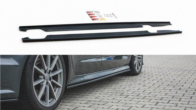 Maxton Design - SIDE SKIRT DIFFUSERS AUDI S6/ A6 S-LINE C7 FACELIFT