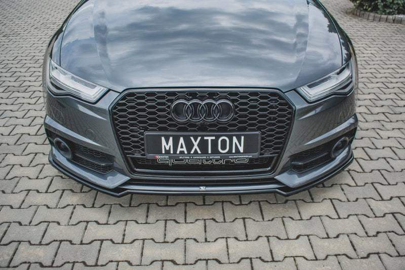 Maxton Design - Front Splitter V.2 Audi A6 / A6 C7 S-Line / S6 C7 Facelift