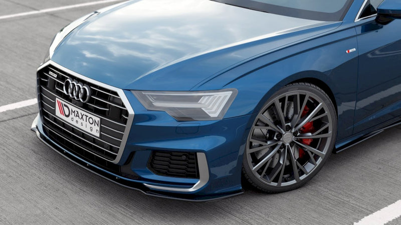 Maxton Design - FRONT SPLITTER V2 AUDI S6/ A6 S-LINE C8 (2019-)