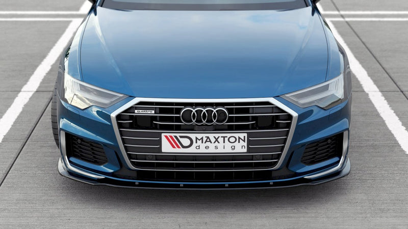 Maxton Design - FRONT SPLITTER V2 AUDI S6/ A6 S-LINE C8 (2019-)