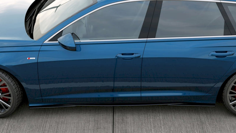 Maxton Design - Side Skirt Diffusers Audi A6 S-Line / S6 C8 / C8 Facelift