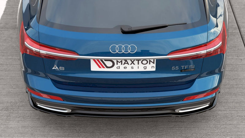 Maxton Design - CENTRAL REAR SPLITTER AUDI A6 S-LINE C8 AVANT (2019-)