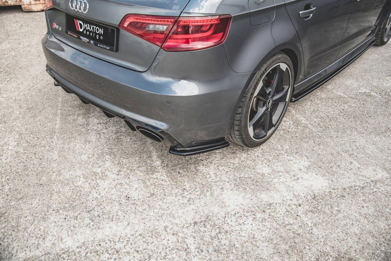 Maxton Design - REAR SIDE DIFFUSERS V1 AUDI RS3 8V SPORTBACK (2015-2016)