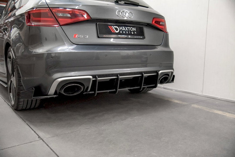 Maxton Design - STREET PRO REAR DIFFUSER V1 AUDI RS3 8V SPORTBACK (2015-2016)