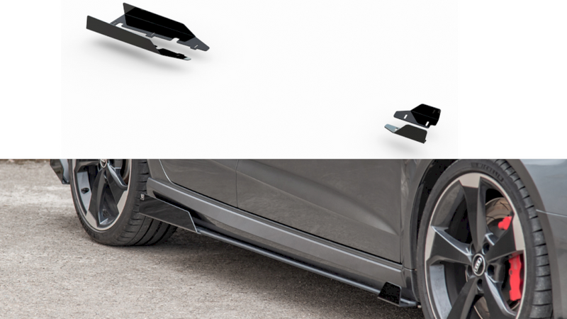 Maxton Design - SIDE SKIRT FLAPS AUDI RS3 8V SPORTBACK (2015-2016)
