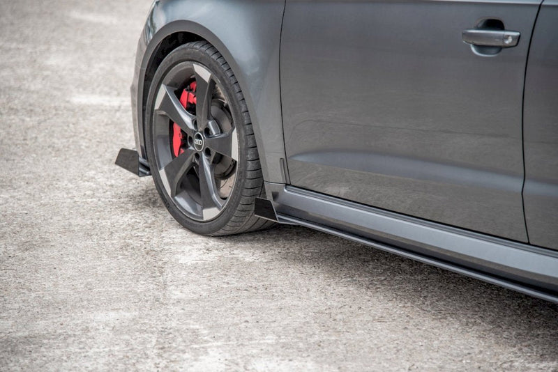 Maxton Design - STREET PRO SIDE SKIRT SPLITTERS (+FLAPS) AUDI RS3 8V SPORTBACK (2015-2016)