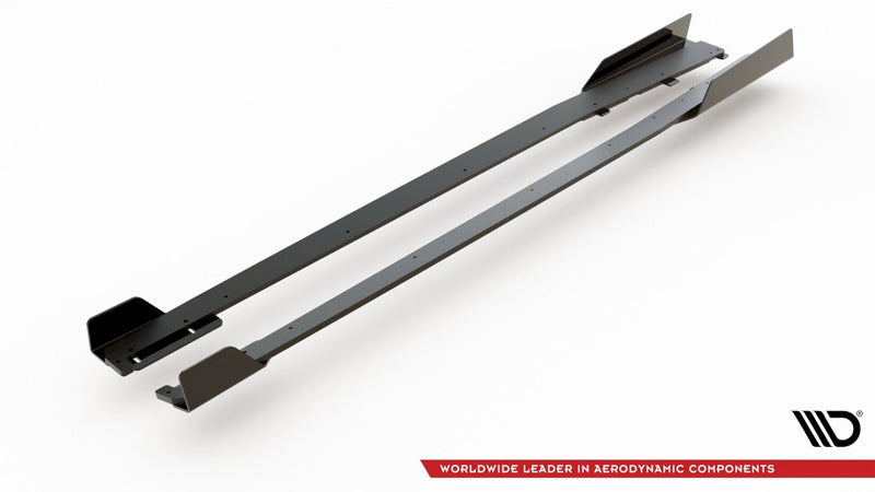 Maxton Design - STREET PRO SIDE SKIRT SPLITTERS (+FLAPS) AUDI RS3 8V SPORTBACK (2015-2016)