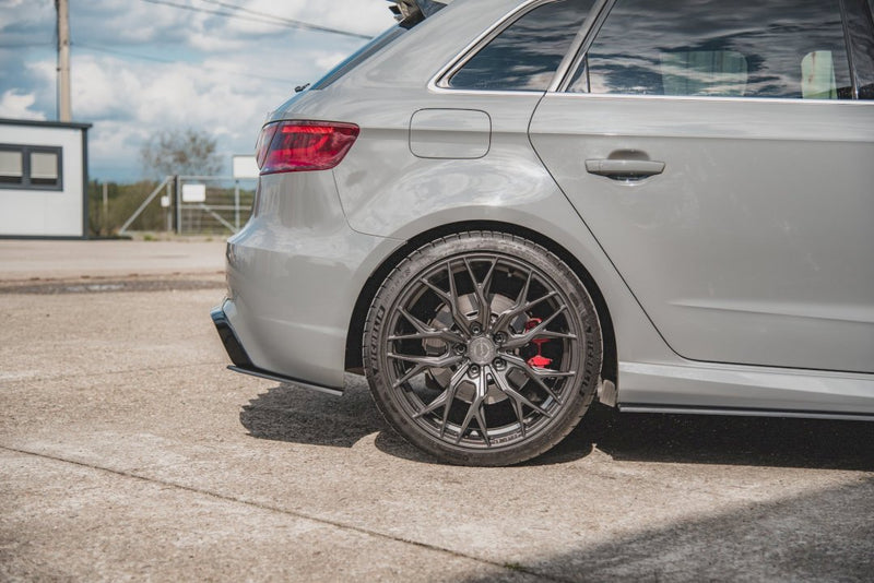 Maxton Design - STREET PRO REAR SIDE SPLITTERS AUDI RS3 8V SPORTBACK (2015-2016)