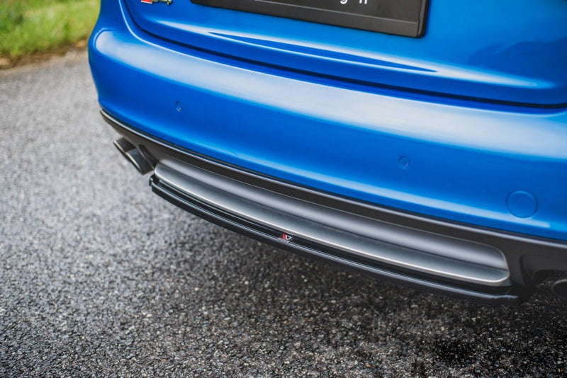Maxton Design - CENTRAL REAR SPLITTER AUDI S4/ A4 S-LINE B8 SEDAN (2008-2011)