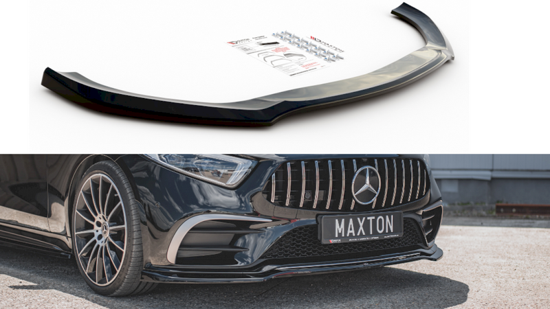 Maxton Design - FRONT SPLITTER V.1 MERCEDES-BENZ CLS AMG LINE / 53AMG C257 (2018-2021)