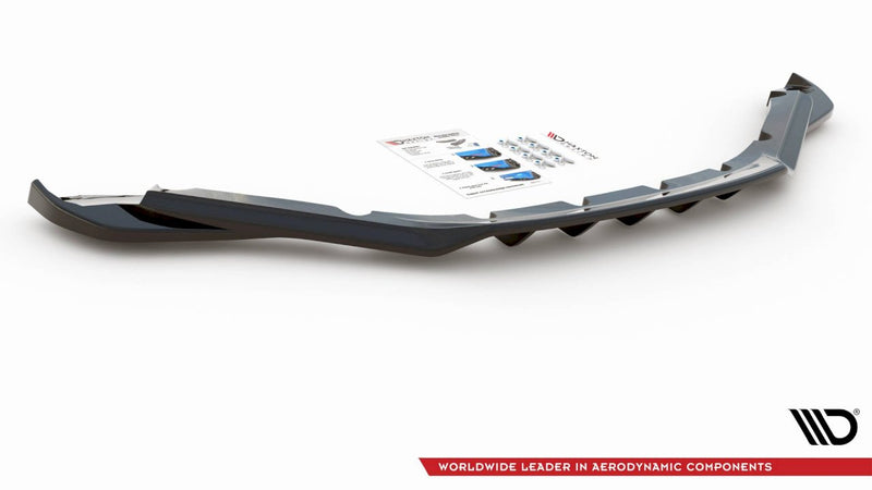 Maxton Design - CENTRAL REAR SPLITTER (W/ VERTICAL BARS) BMW I8 (2014-2020)