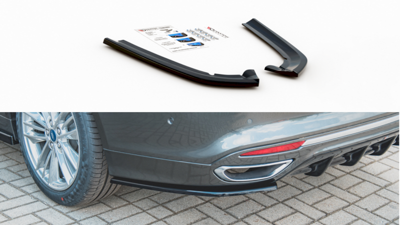 Maxton Design - REAR SIDE SPLITTERS FORD MONDEO VIGNALE MK5 FACELIFT (2019-)