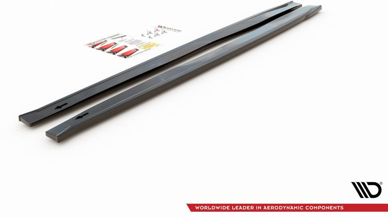 Maxton Design - SIDE SKIRTS SPLITTERS FIAT 124 SPIDER ABARTH (2017 - 2020)