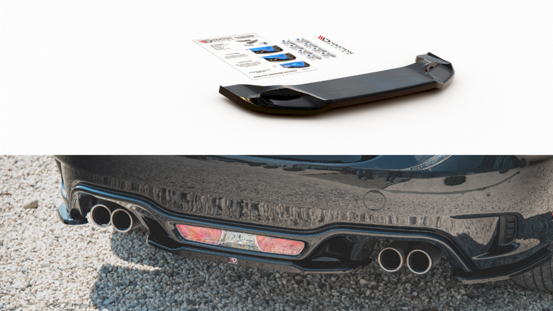 Maxton Design - CENTRAL REAR SPLITTER FIAT 124 SPIDER ABARTH (2017 - 2020)