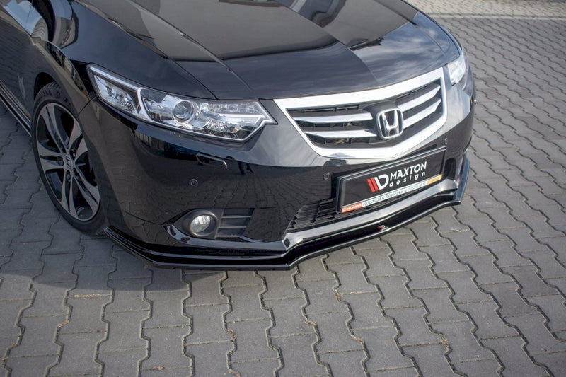 Maxton Design - FRONT SPLITTER HONDA ACCORD MK8 FACELIFT CU SERIES (2011-2015)