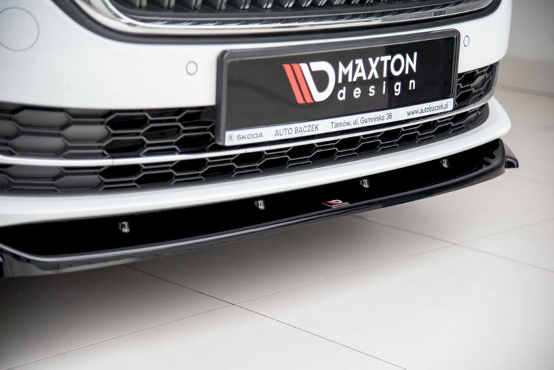 Maxton Design - FRONT SPLITTER V1 SKODA OCTAVIA MK4 (2019-2014)