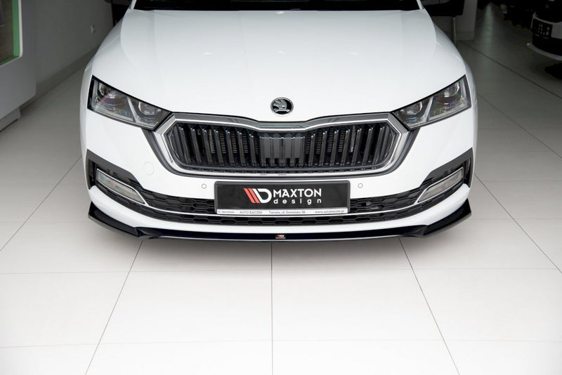 Maxton Design - FRONT SPLITTER V2 SKODA OCTAVIA MK4 (2019-2024)
