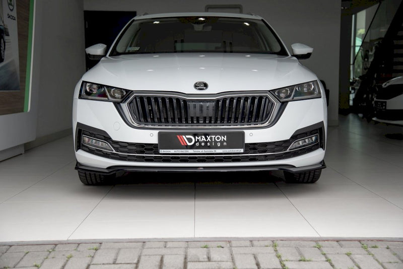 Maxton Design - FRONT SPLITTER V2 SKODA OCTAVIA MK4 (2019-2024)